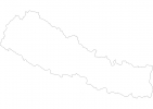 Blank map of Nepal thumbnail