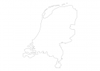 Blank map of Netherlands thumbnail