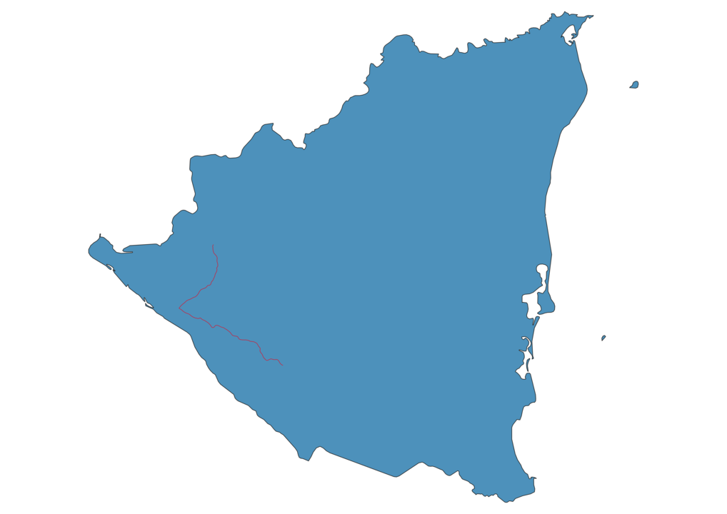 Nicaragua Railway Map