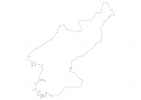 Blank map of North Korea thumbnail