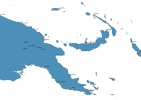 Map of Papua New Guinea With Cities thumbnail