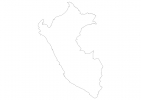 Blank map of Peru thumbnail