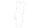Blank map of Portugal thumbnail