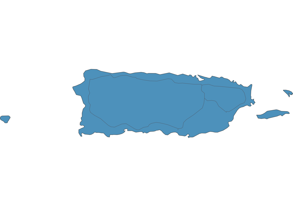 Map of Roads in Puerto Rico