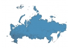 Road map of Russia thumbnail