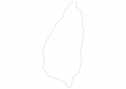 Blank map of Saint Lucia thumbnail