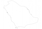 Blank map of Saudi Arabia thumbnail