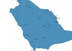 Map of Saudi Arabia With Cities thumbnail