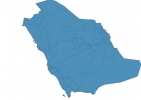 Road map of Saudi Arabia thumbnail