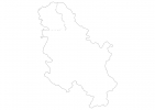 Blank map of Serbia thumbnail