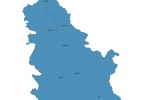 Map of Serbia With Cities thumbnail