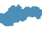 Road map of Slovakia thumbnail