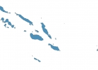 Map of Solomon Islands With Cities thumbnail