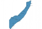 Map of Somalia With Cities thumbnail