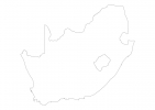 Blank map of South Africa thumbnail