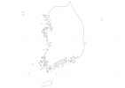 Blank map of South Korea thumbnail