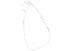 Blank map of Sri Lanka thumbnail