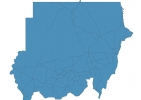 Road map of Sudan thumbnail