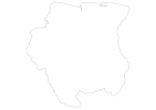 Blank map of Suriname thumbnail