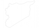 Blank map of Syria thumbnail