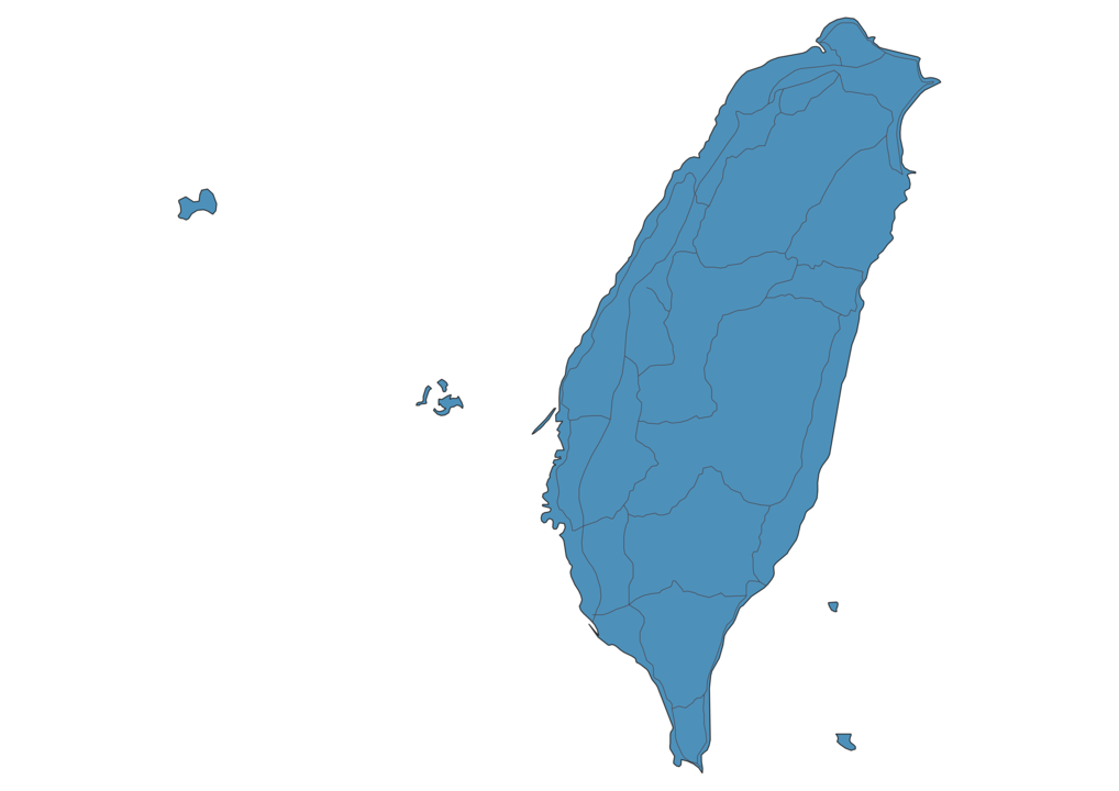 Map of Roads in Taiwan