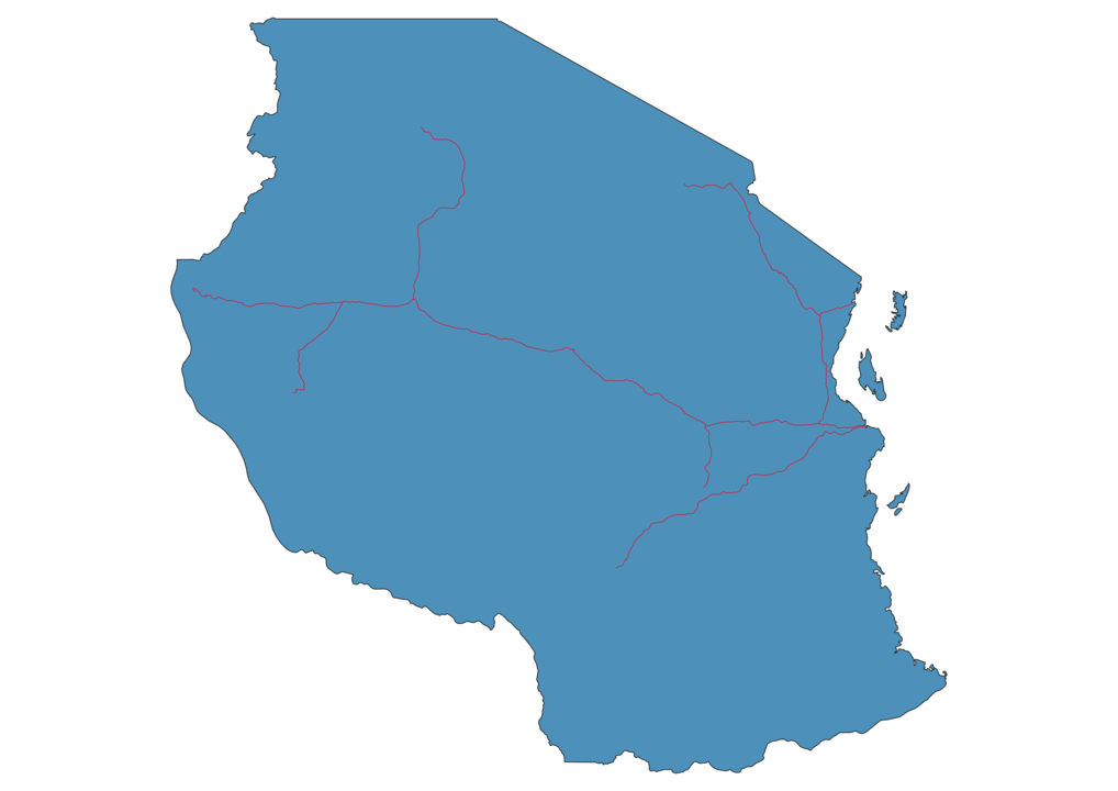 Tanzania Railway Map