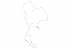 Blank map of Thailand thumbnail
