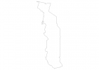 Blank map of Togo thumbnail