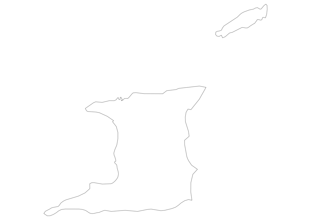 Blank Map Of Trinidad And Tobago Trinidad And Tobago Outline Map blank-map-of-trinidad-and-tobago-trinidad-and-tobago-outline-map