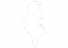 Blank map of Tunisia thumbnail