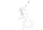 Blank map of United Kingdom thumbnail