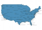 Airports in United States Map thumbnail