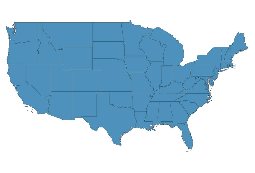 Map Of United States Svg Vector Interactive Hd United States Map