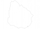 Blank map of Uruguay thumbnail