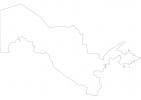 Blank map of Uzbekistan thumbnail