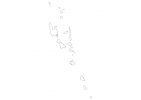 Blank map of Vanuatu thumbnail
