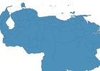 Road map of Venezuela thumbnail