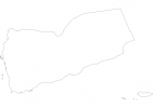 Blank map of Yemen thumbnail
