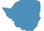 Map of Zimbabwe With Cities thumbnail